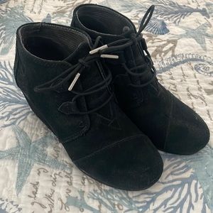 TOMS wedge Booties